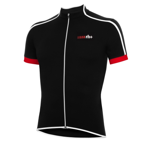Koszulka rowerowa zeroRH+ Prime BLACK-WHITE-RED - XL